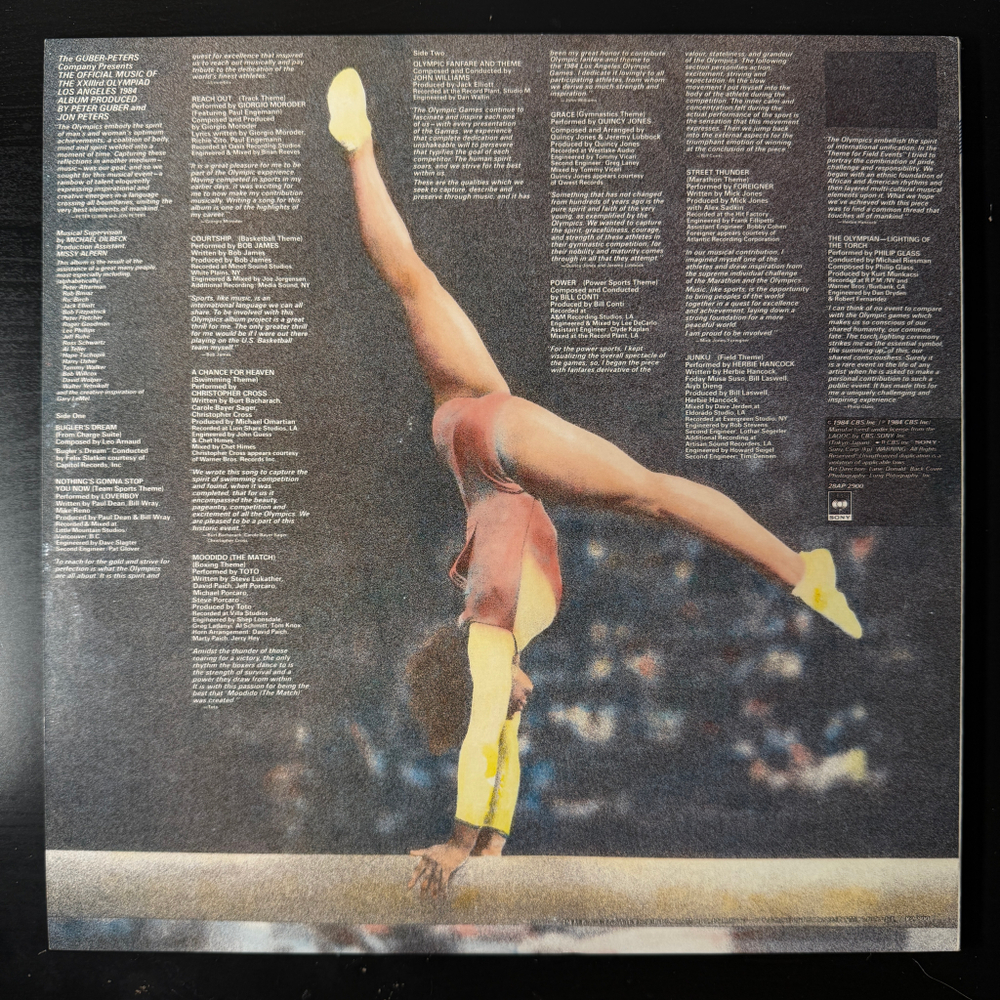 Сборник The Official Music Of The XXIIIrd Olympiad - Los Angeles 1984 (Япония 1984г.)
