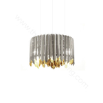 Pendant design lamp  Tom Kirk Facet by Innermost D60 (Silver)
