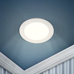 Светильник светодиодный встраиваемый Даунлайт ЭРА LED 1-12-4K Slim панель 12Вт 4000К круглый | Downlight
