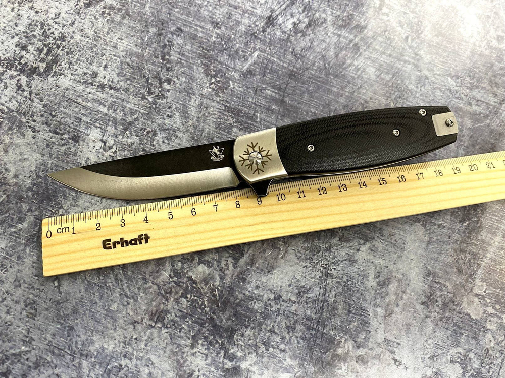 Нож складной Карачун-01, D2, G10 и сталь