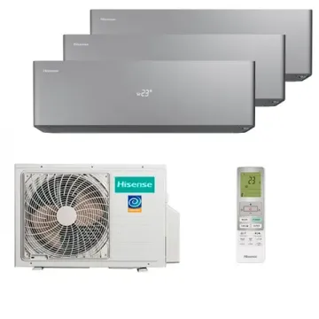 Мультисплит система на 3 комнаты Hisense AS-10UW4RXVQH00AG(B) x 3 / AMW3-18U4RJA