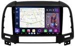 Магнитола для Hyundai Santa Fe 2 CM 2006-2012 (рамка черная) - FarCar S500-TS20 монитор 9.5" 2K QLED на Android 14, Быстрейшая, CarPlay, 4G SIM-слот