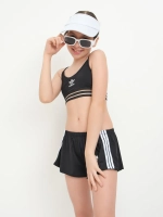 купальник раздельный 3 в 1 с шортами спортивный Adidas