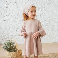Косынка муслиновая на резинке "Крем-брюле"