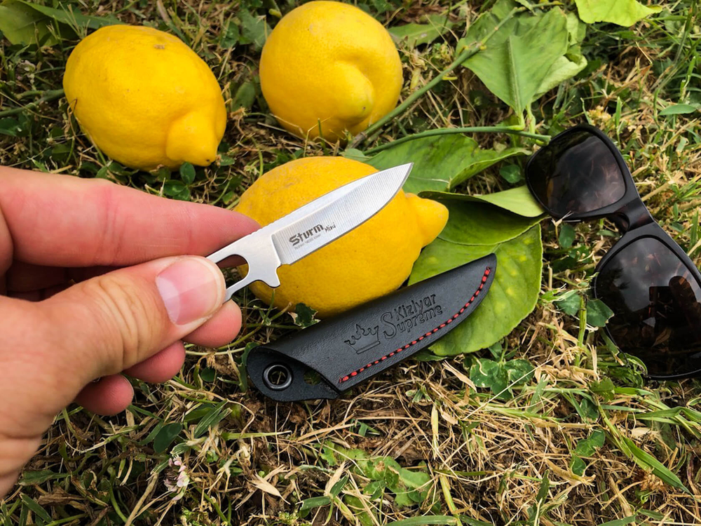 Туристический нож Sturm Mini N690 StoneWash Kydex