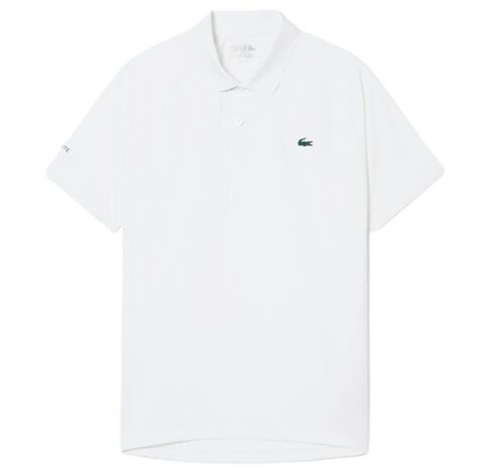 Теннисное поло Lacoste Tennis x Novak Djokovic On Court - white