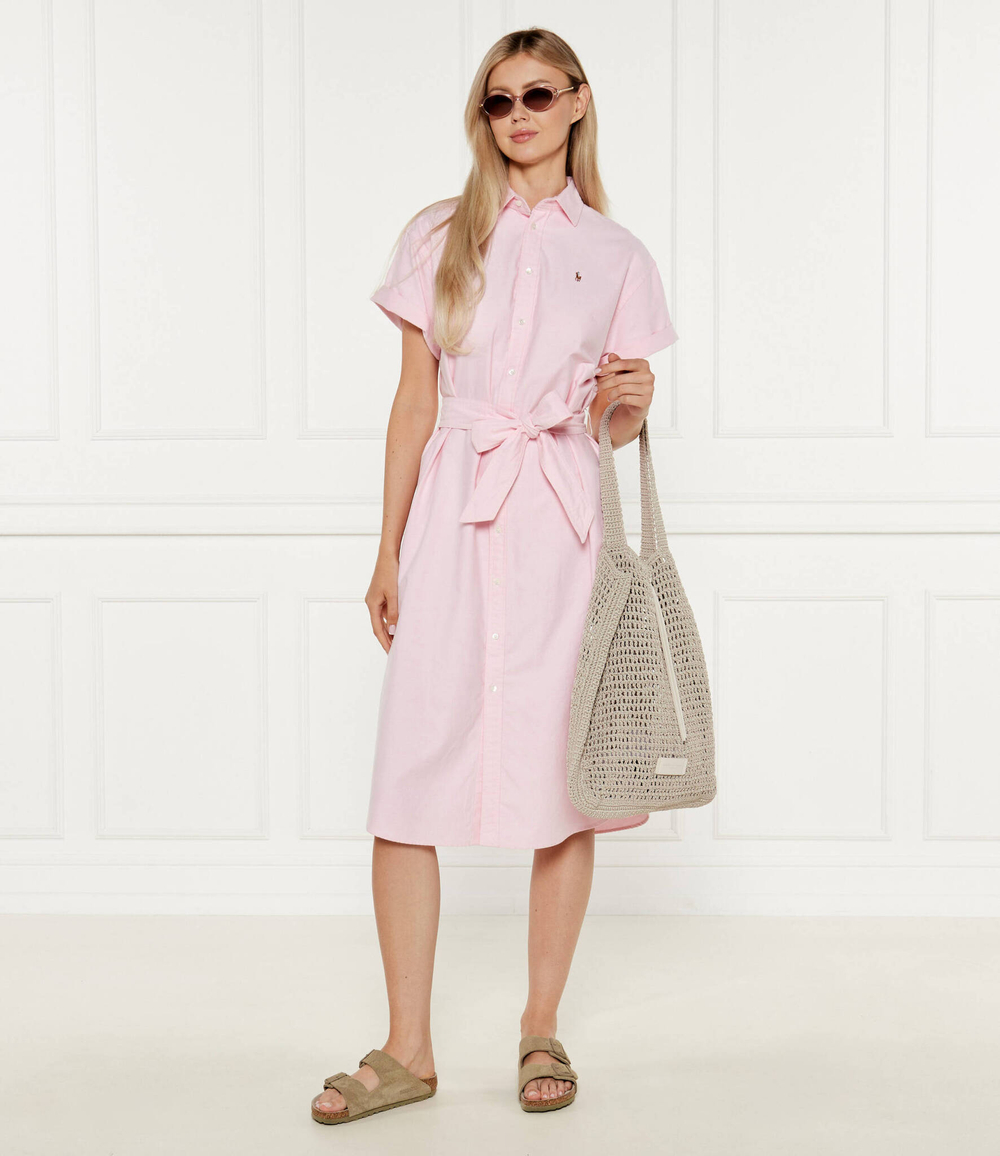 Платье с ремешком POLO RALPH LAUREN - розовый(211935153)