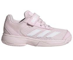 Детские теннисные кроссовки Adidas Courtflash K - distilled pink/cloud white/distilled pink
