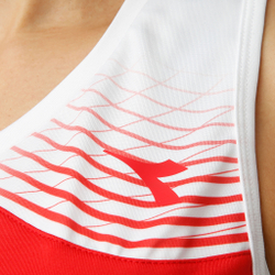 Женская теннисное платье Diadora Court Dress Women - Red, White