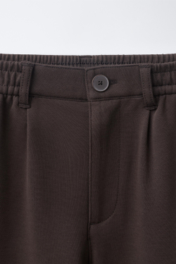 ZARA БРЮКИ RELAXED COMFORT, ШОКОЛАДНЫЙ