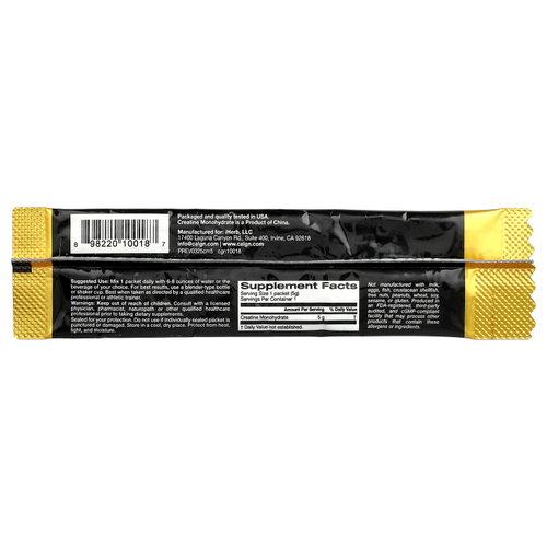 California Gold Nutrition, Sport, чистый моногидрат креатина, без вкусовых добавок, 5 г (0,18 унции)