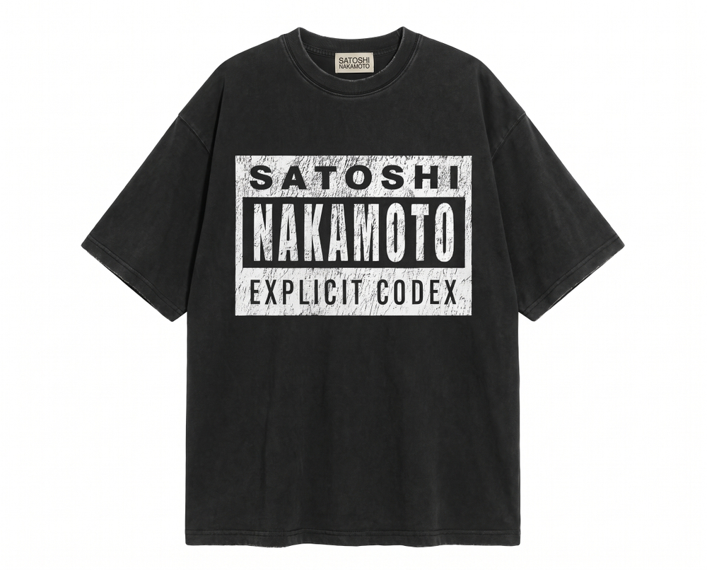 Футболка Satoshi Nakamoto (Black)