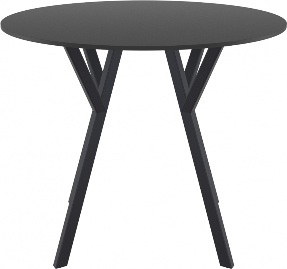 Стол пластиковый Siesta Contract Max Table Ø90, черный