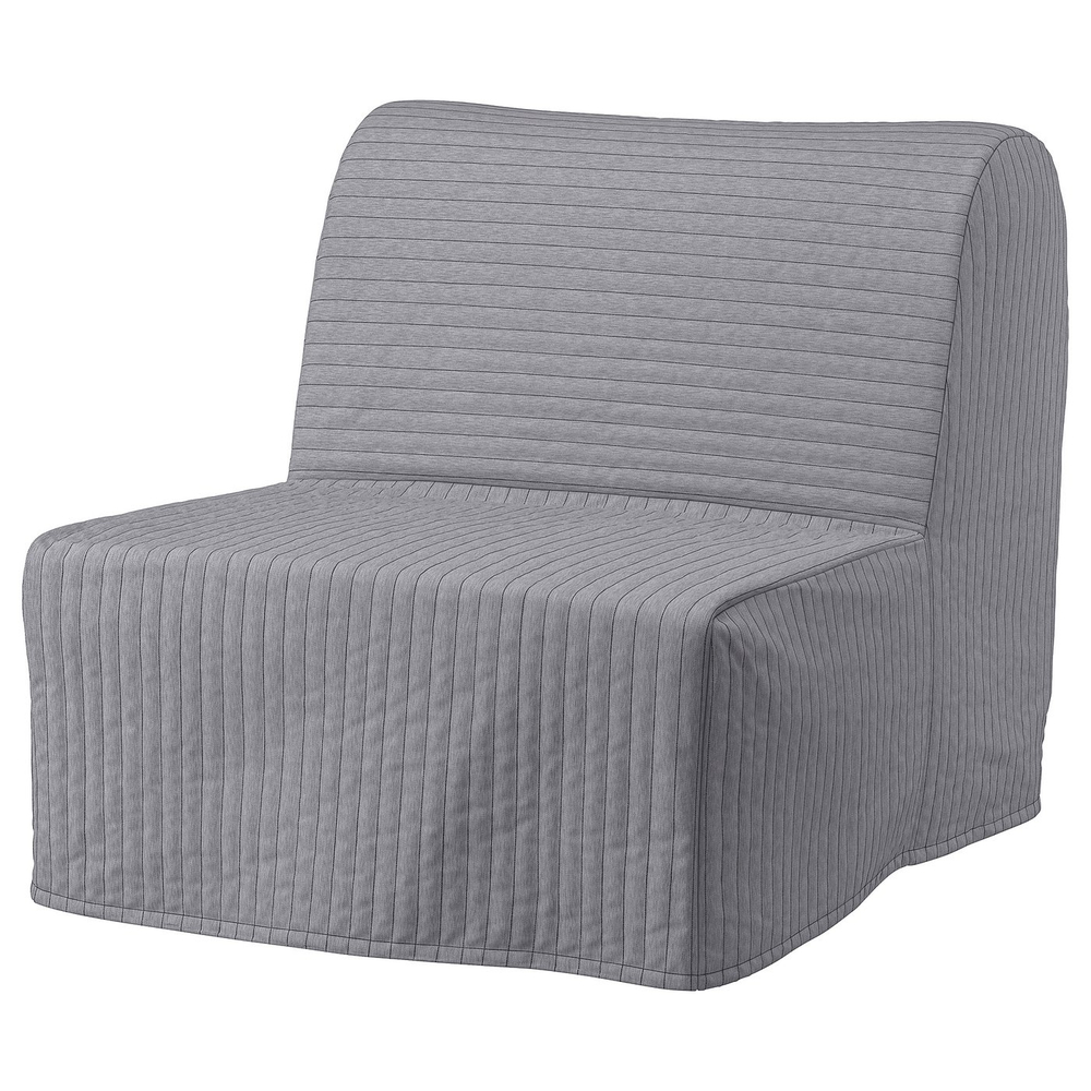 IKEA LYCKSELE  (ИКЕА ЛИКСЕЛЕ)  -  Чехол на раскладное кресло - Книса светло-серый