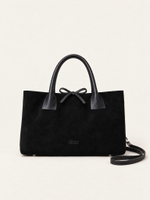 Замшевая сумка Iris DBR 31372 черный велюр