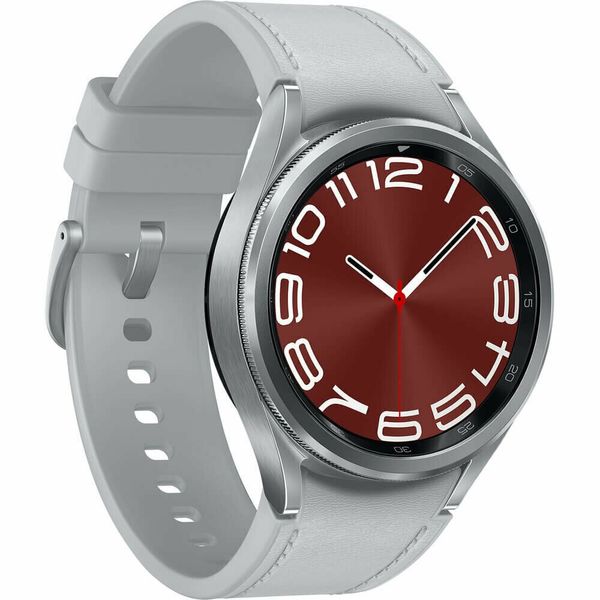 Умные часы Samsung Galaxy Watch6 Classic 43 мм Wi-Fi серебро (SM-R950)