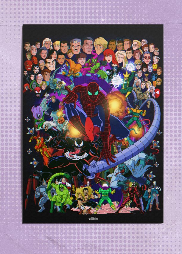 Открытка "Spider-Man 1994 Tribute: VHS" Открытка "Spider-Man 1994 Tribute: VHS"
