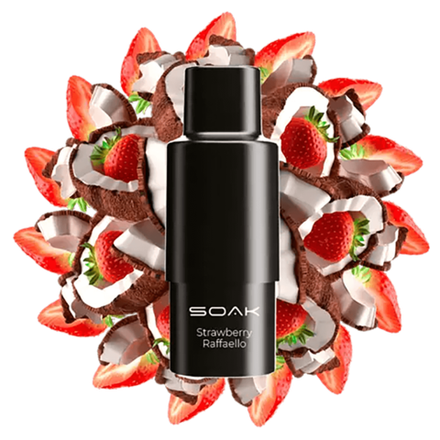 Картридж SOAK Q - Strawberry Raffaello (Клубничный Рафаэлло)