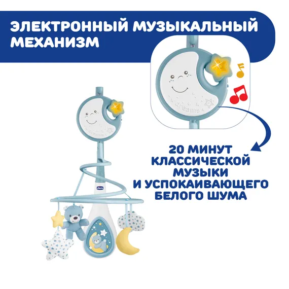 Игрушка-мобиль Chicco Next2Dreams Голубой