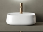 Раковина подвесная Ceramicanova Источник (Fonte) с отверстием под смеситель 420x425x145, белый, CN5052