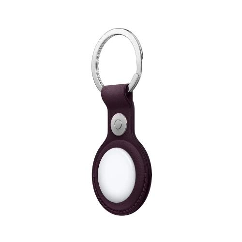 Тканевый брелок с заводным кольцом Apple FineWoven Key Ring для AirTag, Blackberry (Ежевичный)