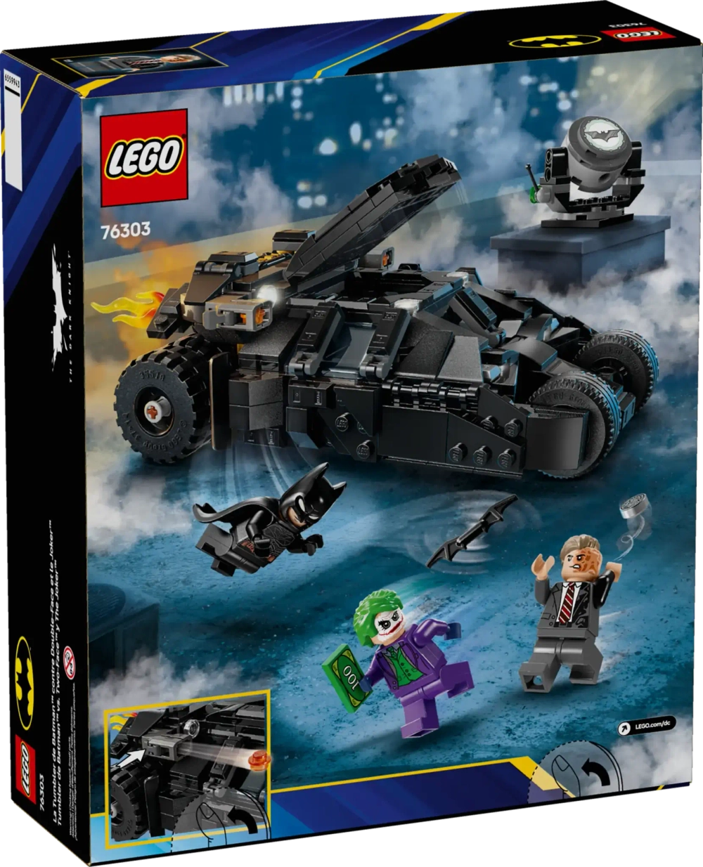 Конструктор LEGO Batman 76303 Бэтмен против Двуликого и Джокера