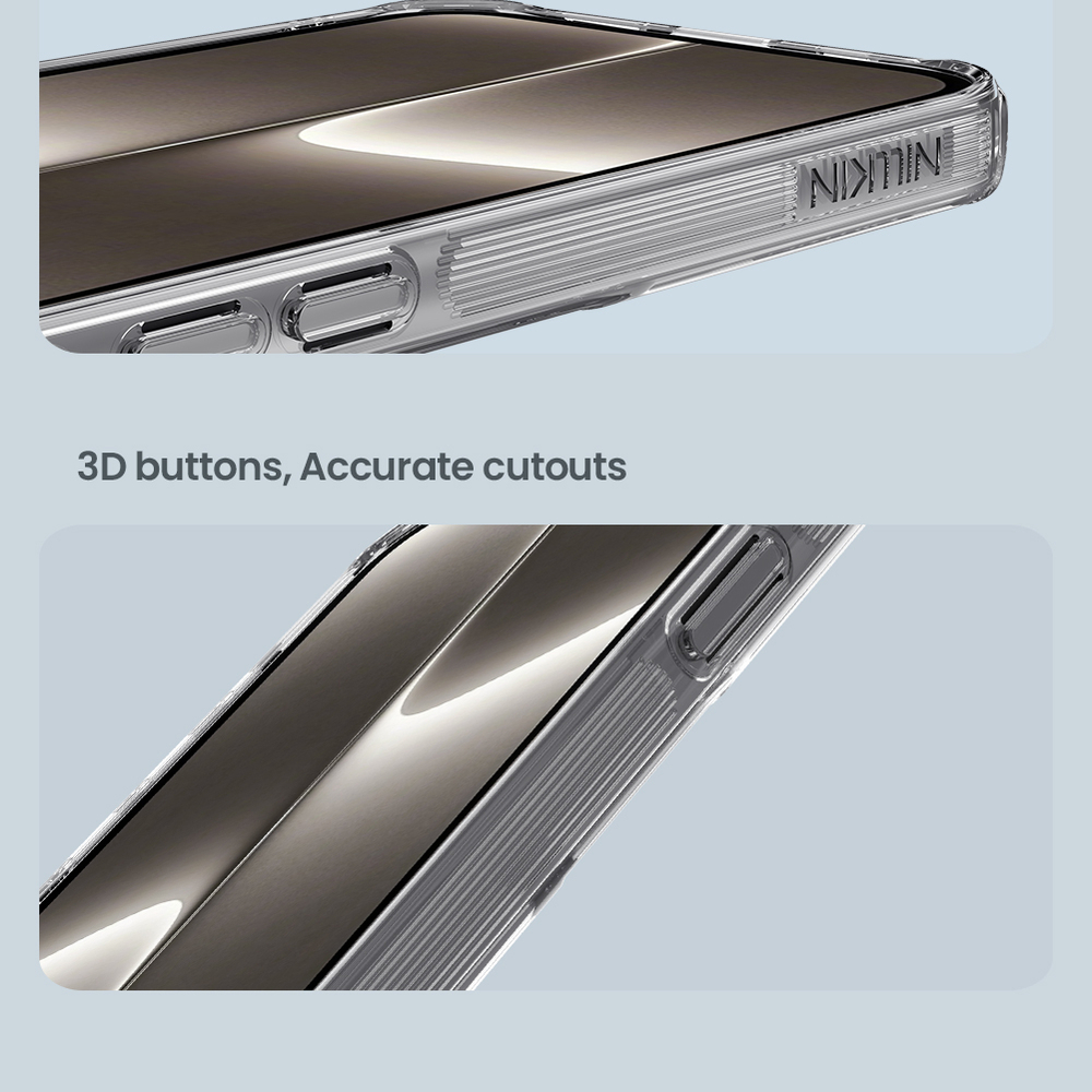 Прозрачный усиленный чехол от Nillkin для iPhone 16e и iPhone 17e, серия Nature TPU Pro Case