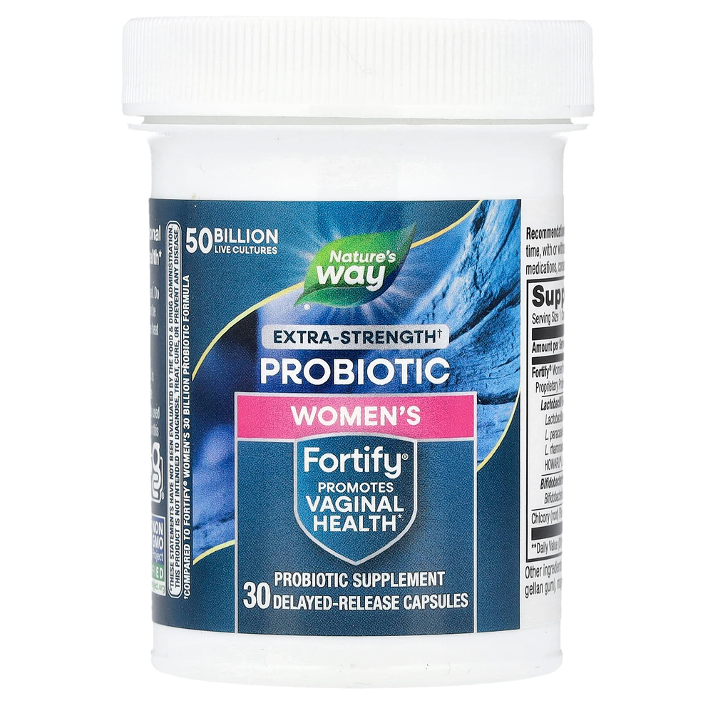 Nature's Way, пробиотик для женщин Fortify®, 50 млрд КОЕ, 30 капсул с отсроченным высвобождением