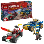 Конструктор LEGO Ninjago 71840 Дуэль гоночных автомобилей Rogue и Drix