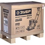 Виброплита бензиновая ЗУБР ЗВПБ-10 ГХ - [65 кг / 10 кН / Honda GX160]