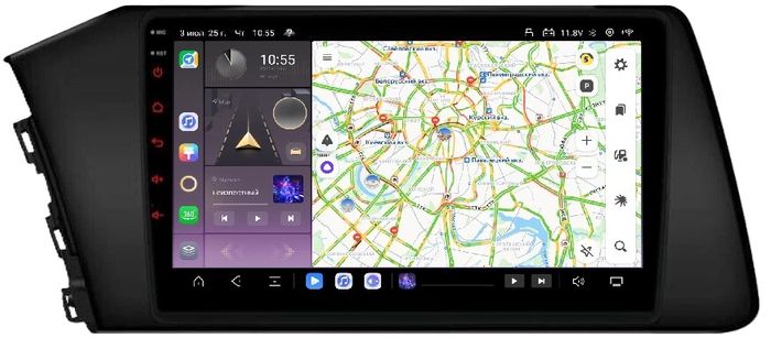 Магнитола для Hyundai Elantra 2021+ - Kuberg OL-9768 QLed, Android 13, Быстрейшая, CarPlay, SIM-слот