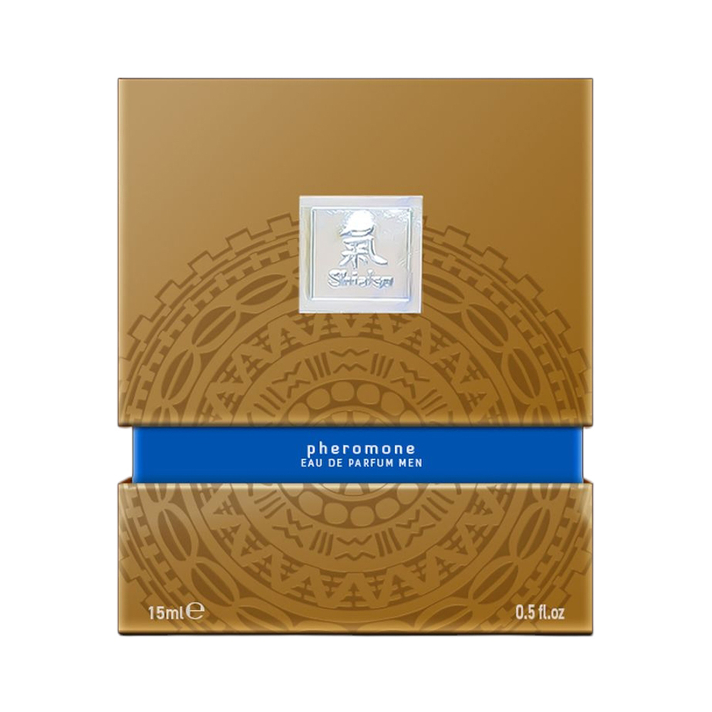 Мужские духи с феромонами Shiatsu Darkblue Parfum Men 15мл
