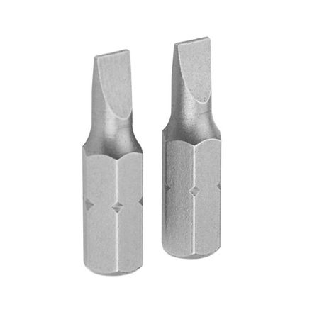 Цена на TOLSEN (TT20203) Набор вставок (бит) торцевых 1/4", Slotted, 4,5х0,6 мм, 25 мм, 2 предмета