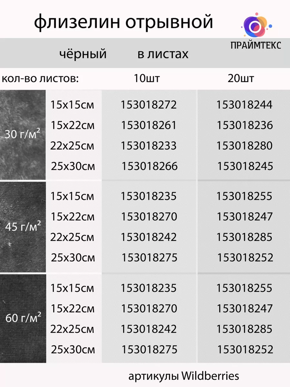 Черный флизелин неклеевой отрывной рулон 19 м
