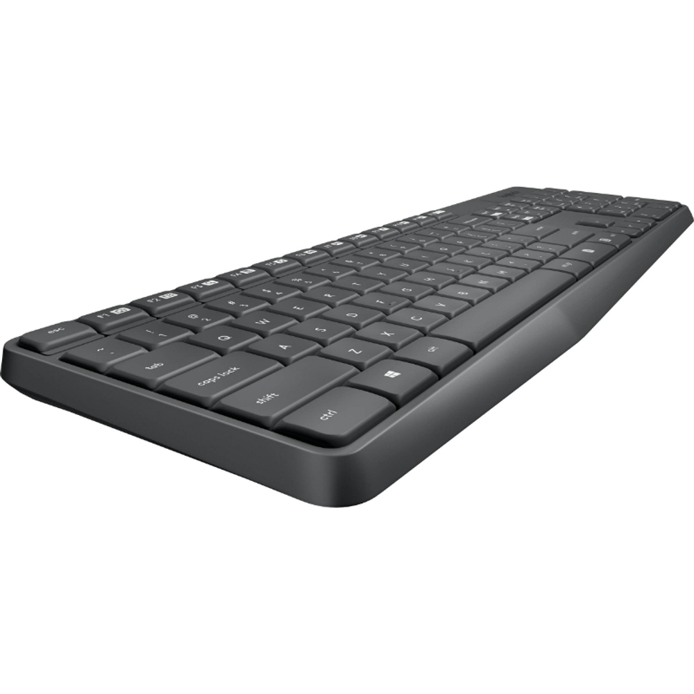 Комплект (клавиатура + мышь) Logitech MK235 Wireless Desktop, Black (беспроводная 2.4 GHz)