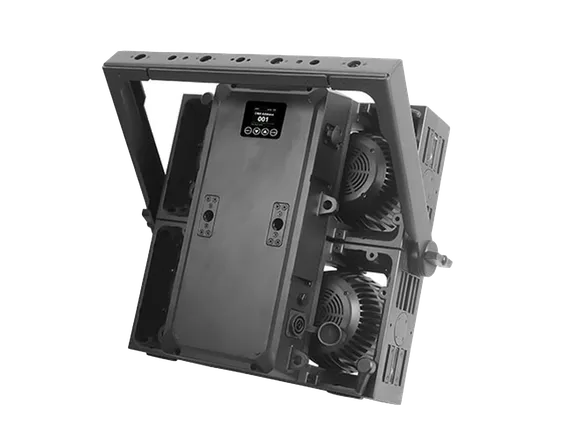 STAGE4 SUNRAY STRIKE QUAD BLINDER / 4x300+96х2 Вт / WW+A+R / 46160 Лм / 55024 Кд / 48°(98°) / 2200 Л
