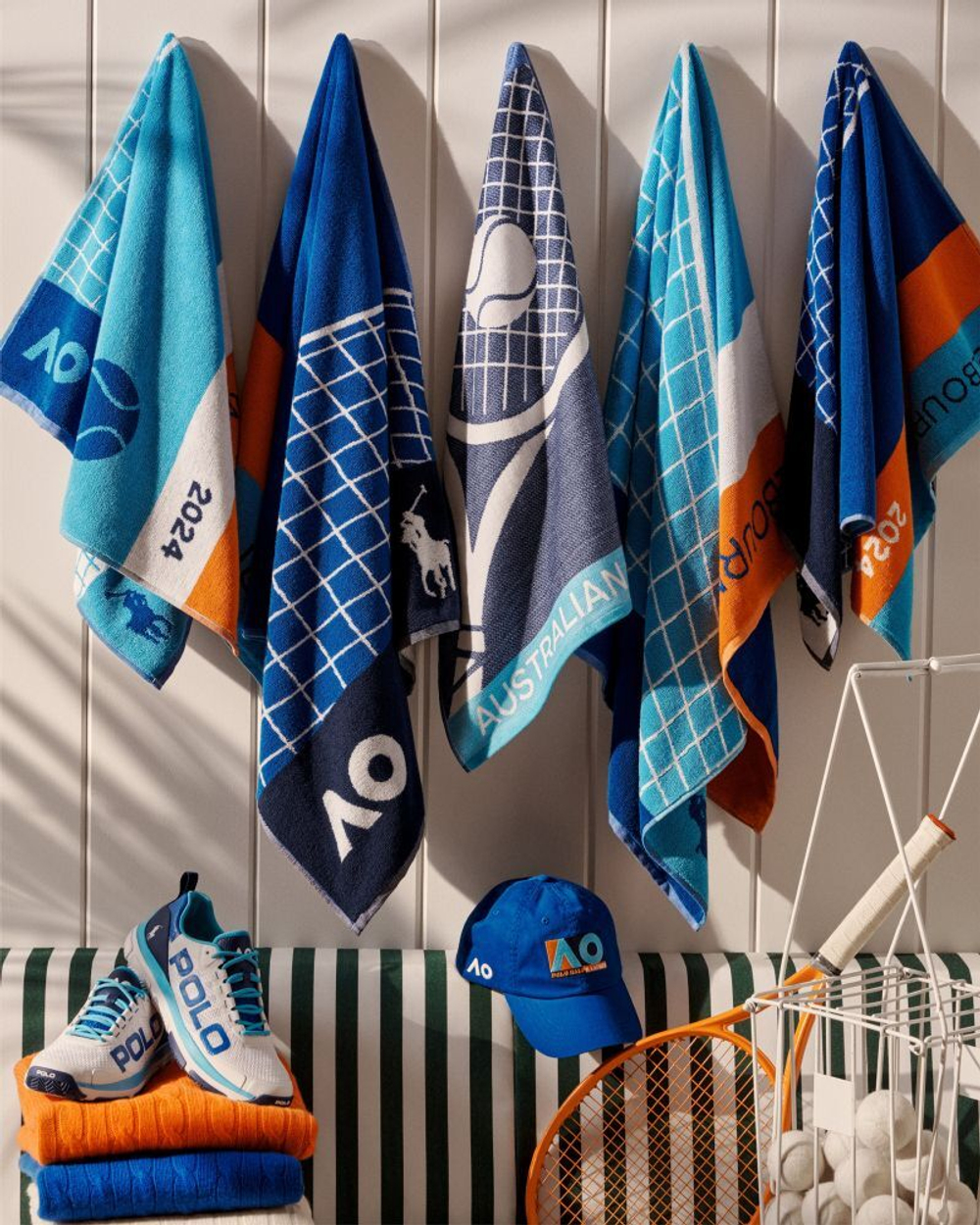 Полотенце теннисноеAustralian Open x Ralph Lauren Gym Towel - blue