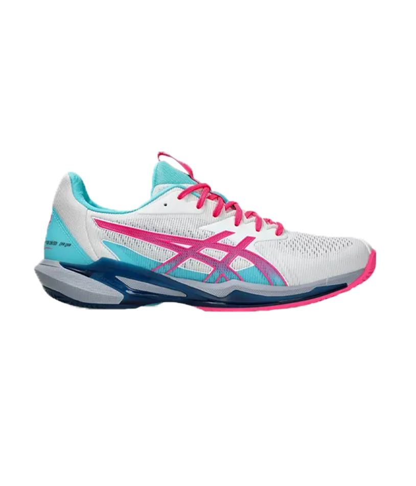 Asics Solution Speed FF 3 Падел Белый-Ярко-розовый Кроссовки 2025