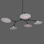 Люстра Lindsey Adelman Branching Disk 5 ( золото )
