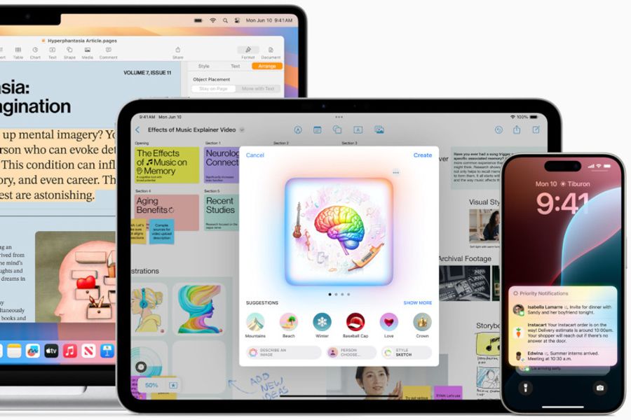 Первые ИИ-функции Apple Intelligence стали доступны для тестирования