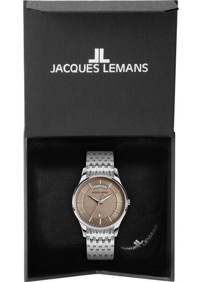 Jacques Lemans London 1-2193L — классические мужские часы  в коробке