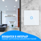 Умный сенсорный Wi-Fi выключатель Smart Aura с нулём/без нуля, работает с Алисой