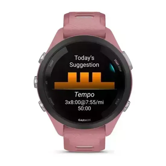 Cмарт-часы Garmin Forerunner 265S, Розово-белый 010-02810-15