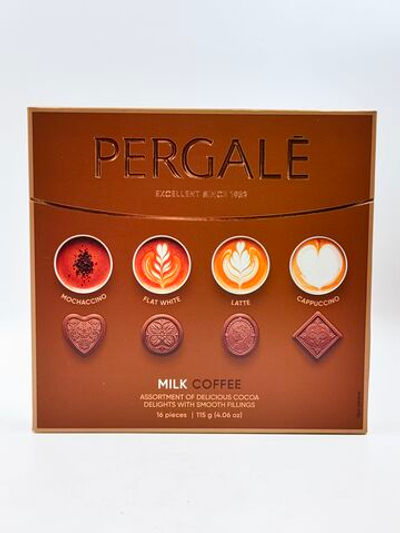Набор конфет Pergale Milk Сoffee молочный шоколад со вкусом кофе, 115 г (из Литвы)