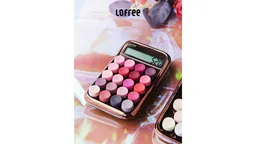 Lofree Calculator Rose Gold — оригинальная съёмка производителя
