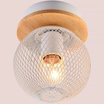 01565-3.3-01 WH+WOOD светильник потолочный Reluce, E27х1