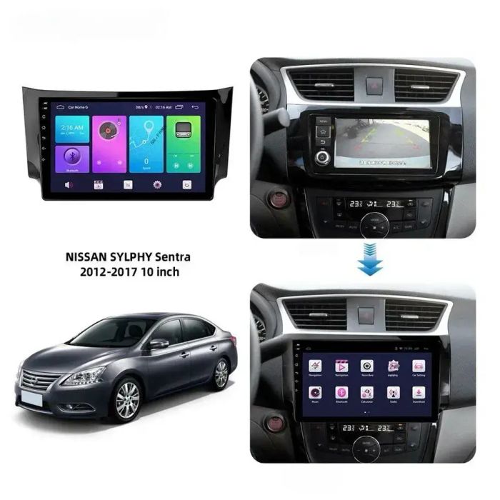Магнитола для Nissan Sentra/Sylphy B17 2012-2023, Tiida 2015 - Kuberg DUDU7 OL-1666-1 QLed+2K, Android 13, Быстрейшая, UIS7870 (DUDU7), CarPlay, SIM-слот