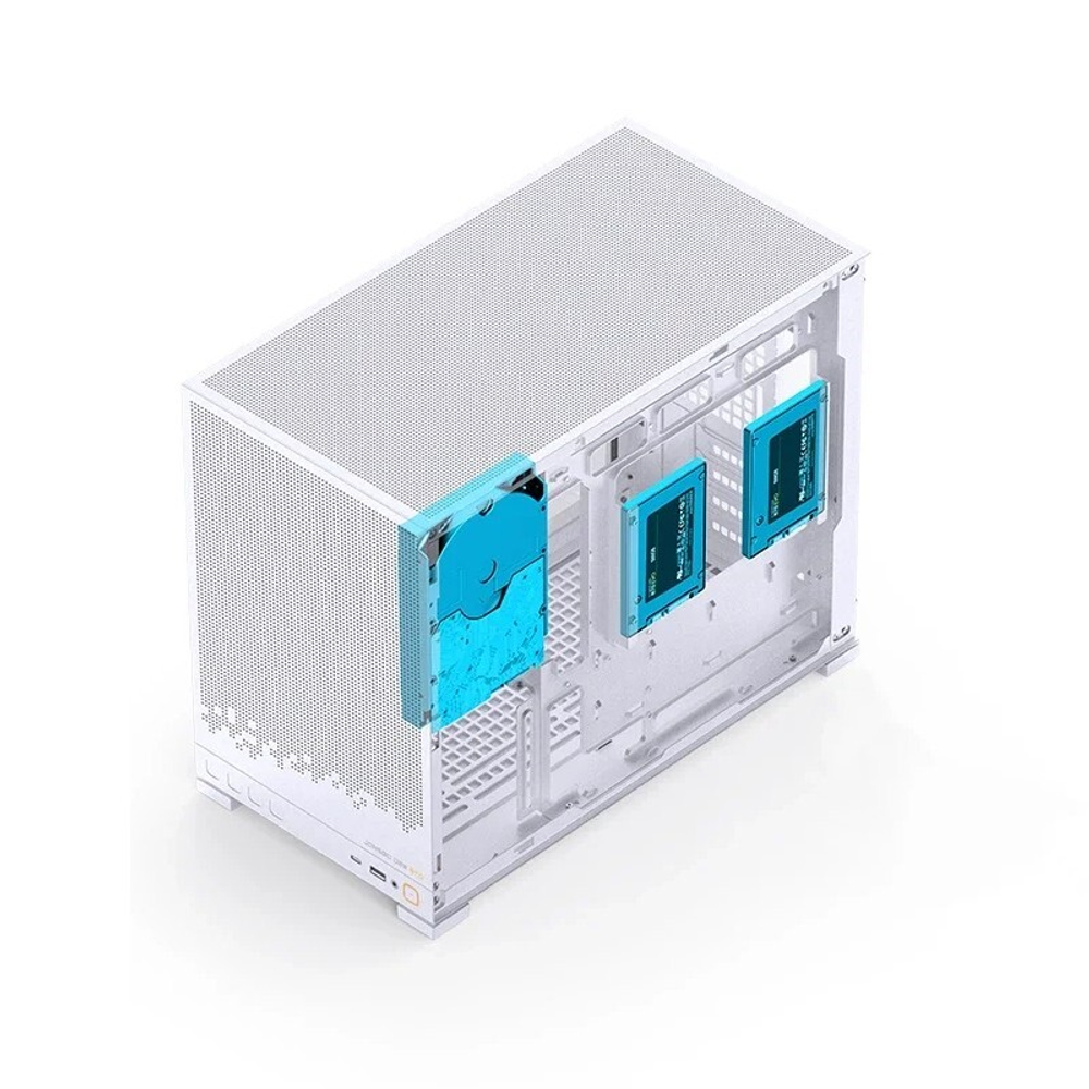 Корпус JONSBO Case D32, mITX, white, без БП