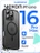 Чехол накладка iPhone 16 Pro Max 6.9" Gurdini Shockproof Case with Magsafe Black
