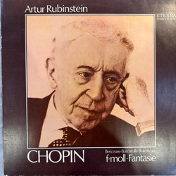 Виниловая пластинка Chopin Artur Rubinstein– Berceuse · Barcarolle · Bolero LP